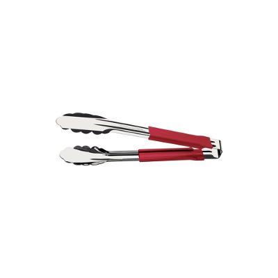 Pegador Inox Cabo Emborrachado Utilita Vermelho 24 Tramontina