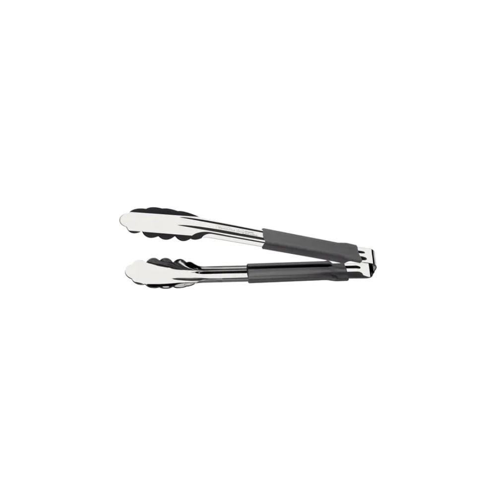 Pegador Inox Cabo Emborrachado Utilita Cinza 24 cm Tramontina - 1
