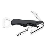 Saca Rolhas/Abridor Garrafas 13,5cm Preto  Brinox - 1