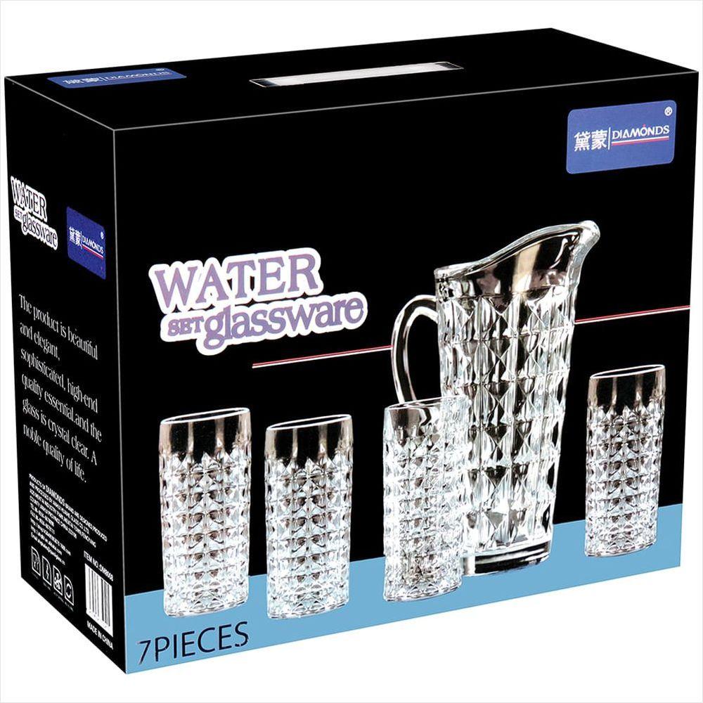 Jogo Jarra/Copos Ecológico Cristal 1,3L/300ml Dalia 25x21x13cm 7 Peças - 4