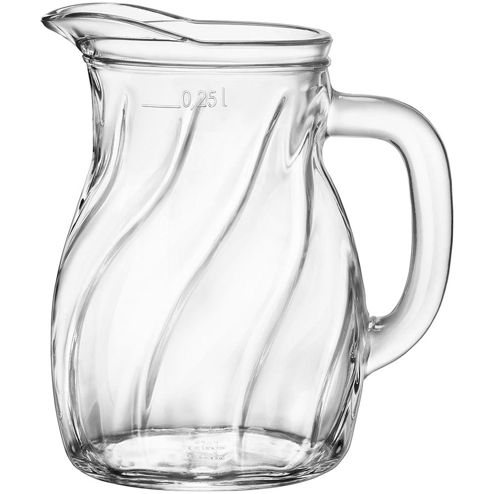 Jarra Vidro Transparente 250Ml Bormioli Rocco Bistrot 12X8X8Cm - 1