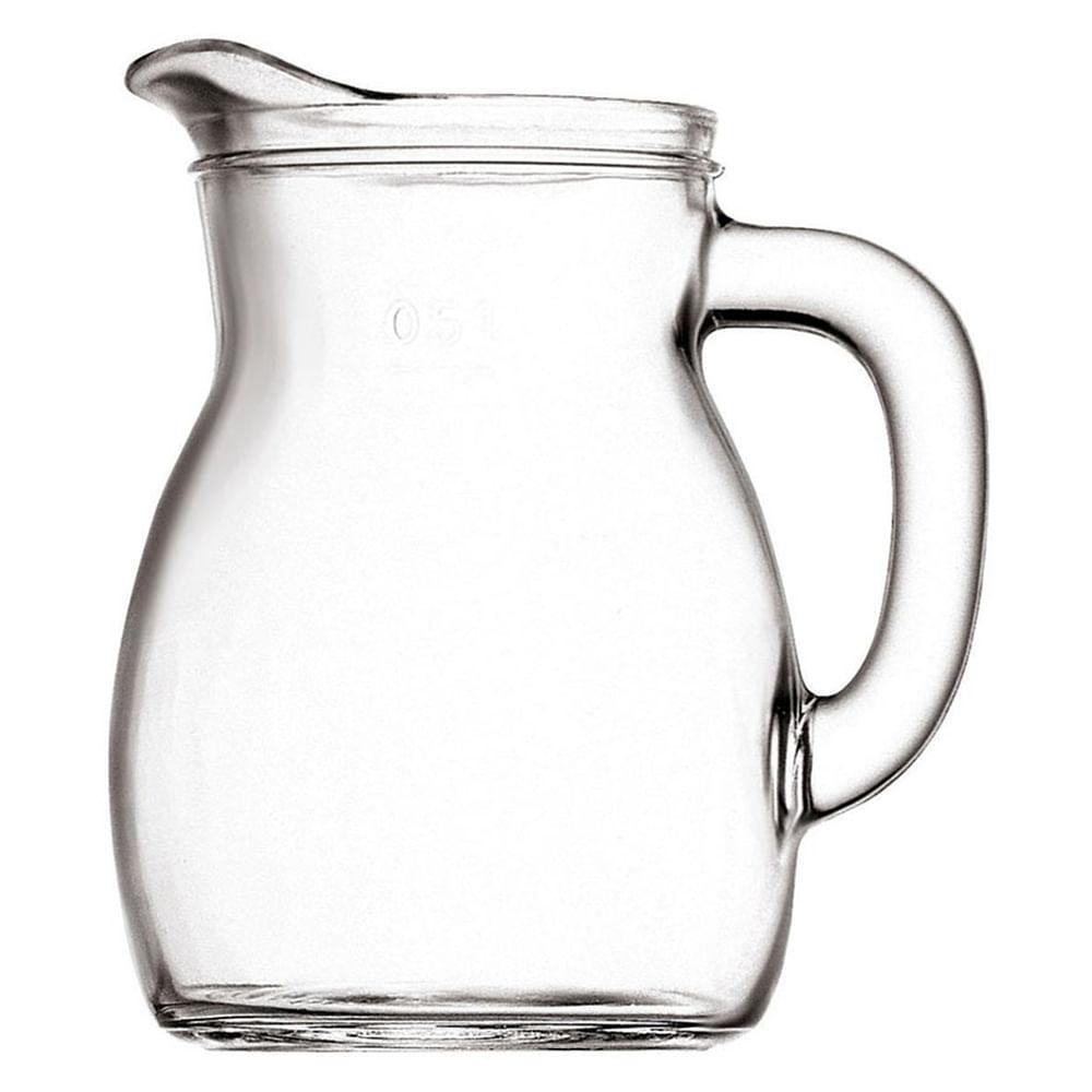Jarra Vidro Transparente 500Ml Bormioli Rocco Bistrot 14X10X10Cm - 1