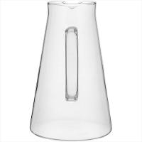 Jogo de Jarra - Copos 2L - 300ml Borosilicato Transparente 7 Peças com Tampa Inox - GS - 6