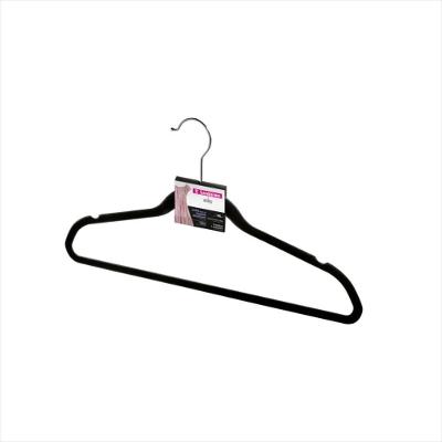 Cabide Aveludado Sanremo Antideslizante com Cava