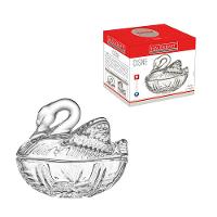 Potiche Decorativo Cisne Transparente Hauskraft - 1