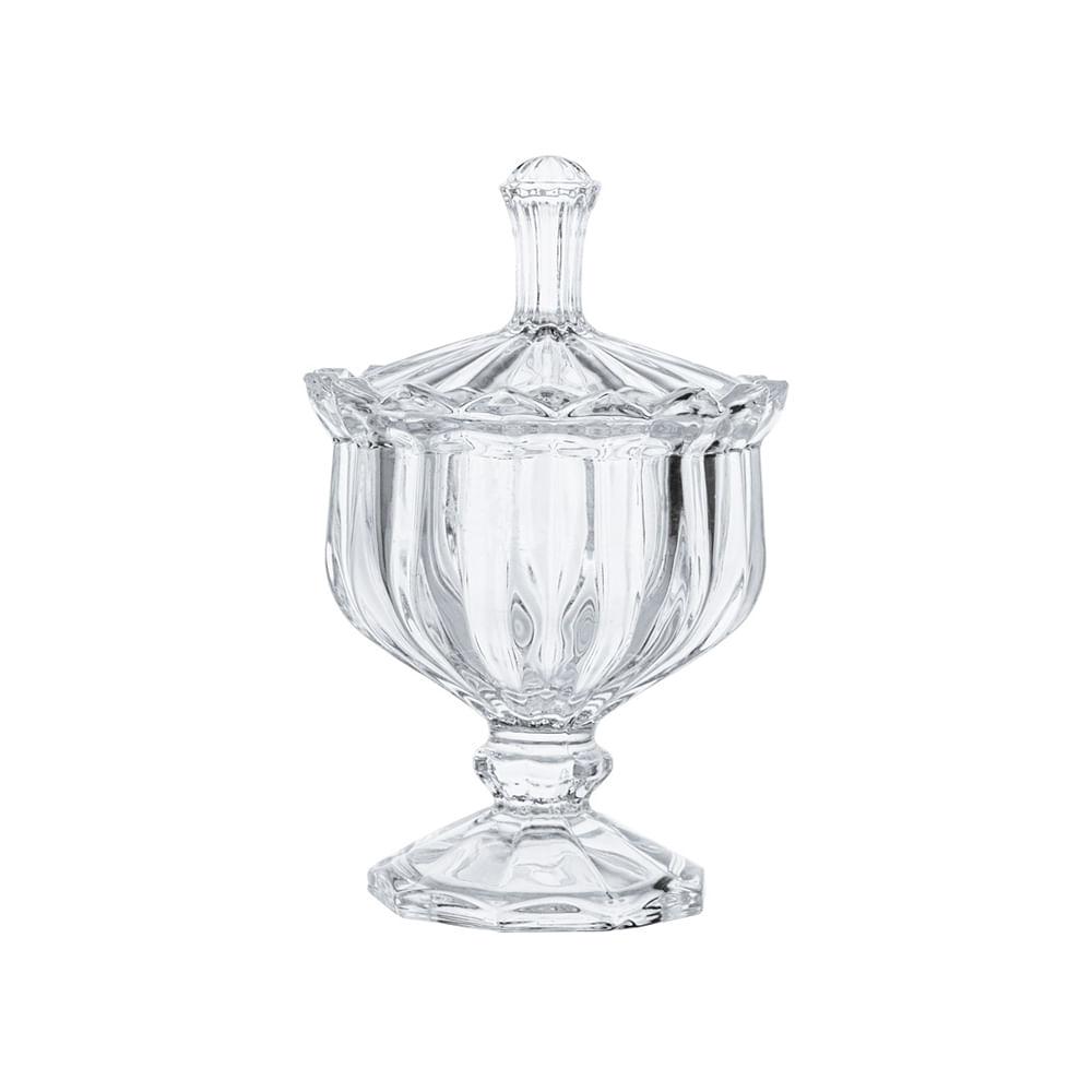 Potiche de Vidro com Pé Sheila 15 cm - 1