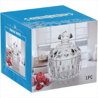 Potiche 8X10X10 cm Vidro Transparente Brice - GS - 2