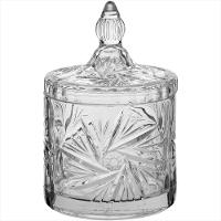 Potiche 16x10x10 cm Vidro Transparente - GS - 1