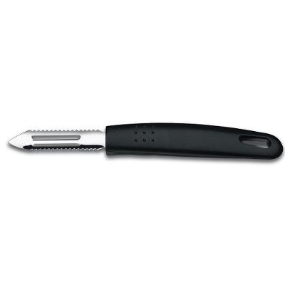 Descascador Legumes Tipo Faca 19,5cm Asti Preto  Brinox