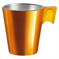 Xícara Vidro Dourado 80ml Luminarc Flashy Expresso 6x6x6cm - 1