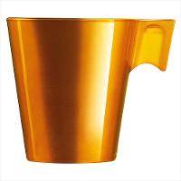 Xícara Vidro Dourado 80ml Luminarc Flashy Expresso 6x6x6cm - 2