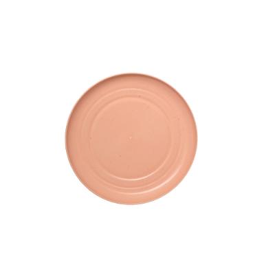 Prato para Sobremesa Fibra de Bambu Rosa 15 cm