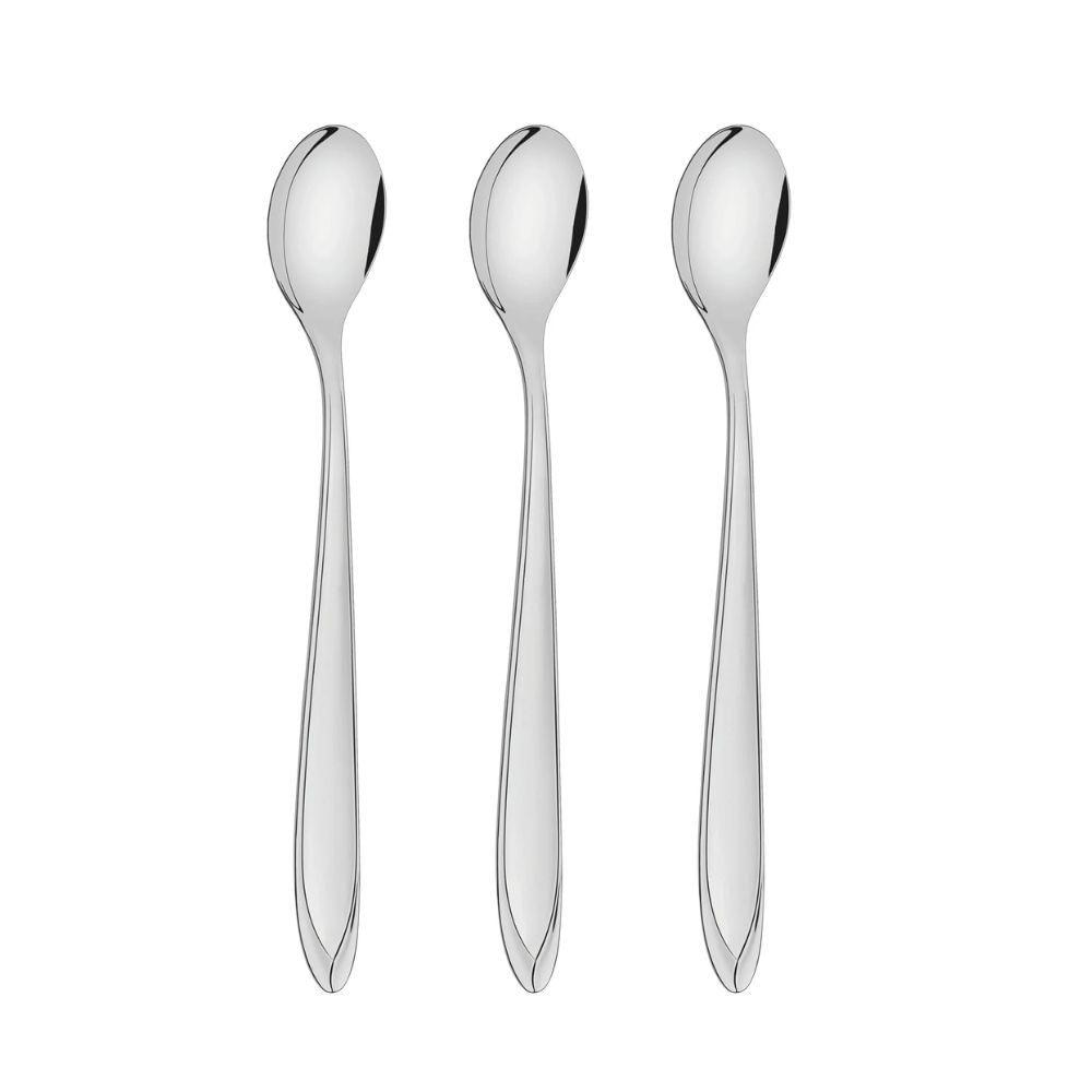 Jogo Colher Refresco Aço Inox 3 Peças Tramontina - 2