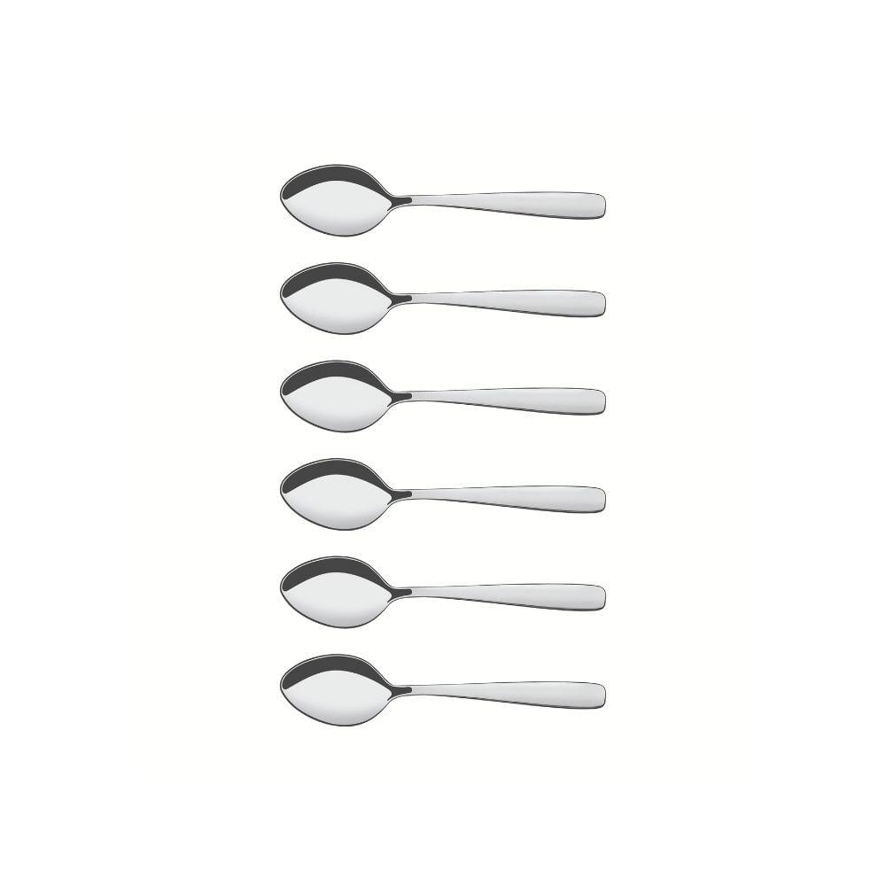 Conjunto Colheres Chá Tramontina Amazonas Inox 6 Peças - 3