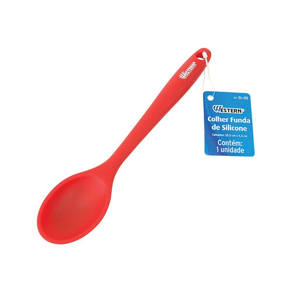 Colher Funda De Silicone Western Home - 1