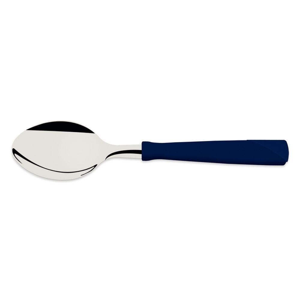 Conjunto Colher Cha Inox 12 Peças New K Azul Tramontina - 2
