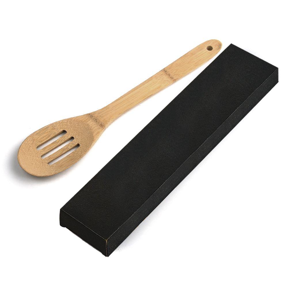 Colher Perfurada Em Bambu Utility - 30 Cm Welf - 1