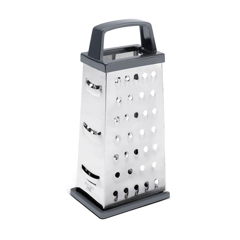 Ralador Inox 4 Faces com Visor 20,5cm Top Pratic Brinox - 1