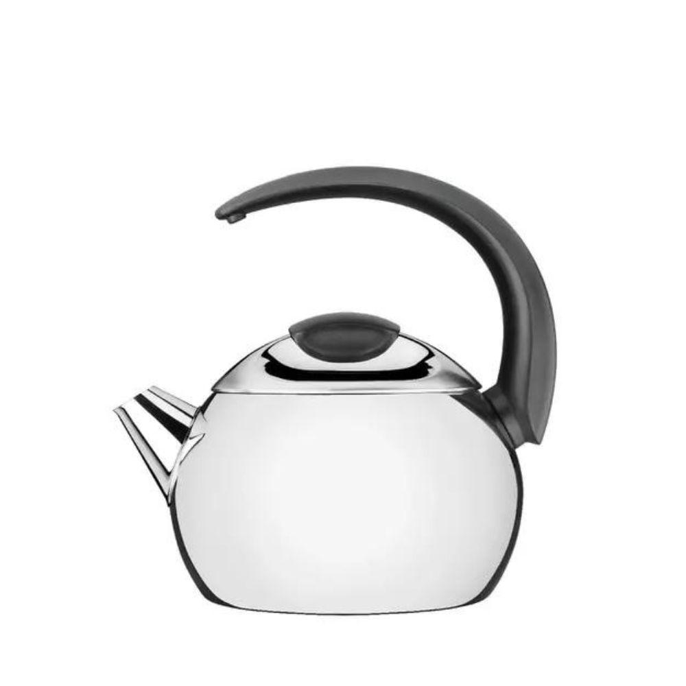 Chaleira Tramontina Inox Cabo Preto 18 cm 2,2 L - 3