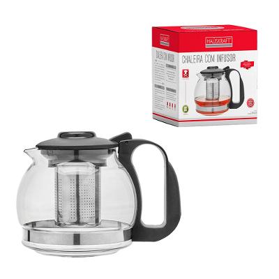 Chaleira Vidro 1,2L Hauskraft
