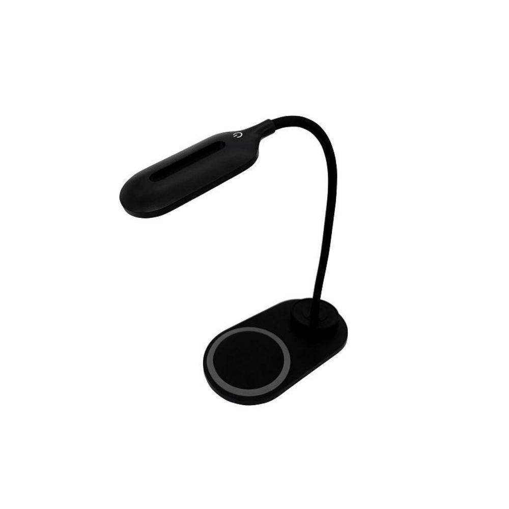 Luminária Dream L100 Com Carregador Wireless E Haste Flexível L100 Preta - 1