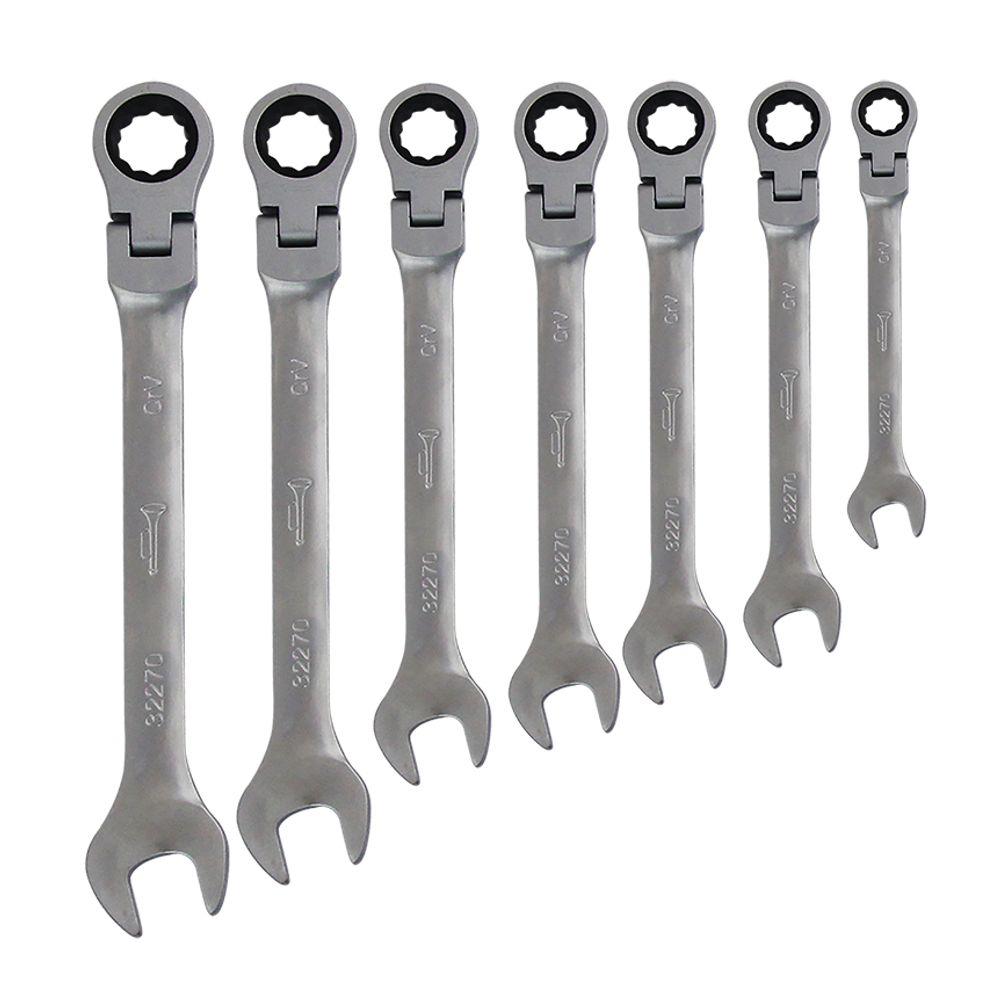 Chave Combinada Catraca Art Jogo 7 Peças Corneta - 1