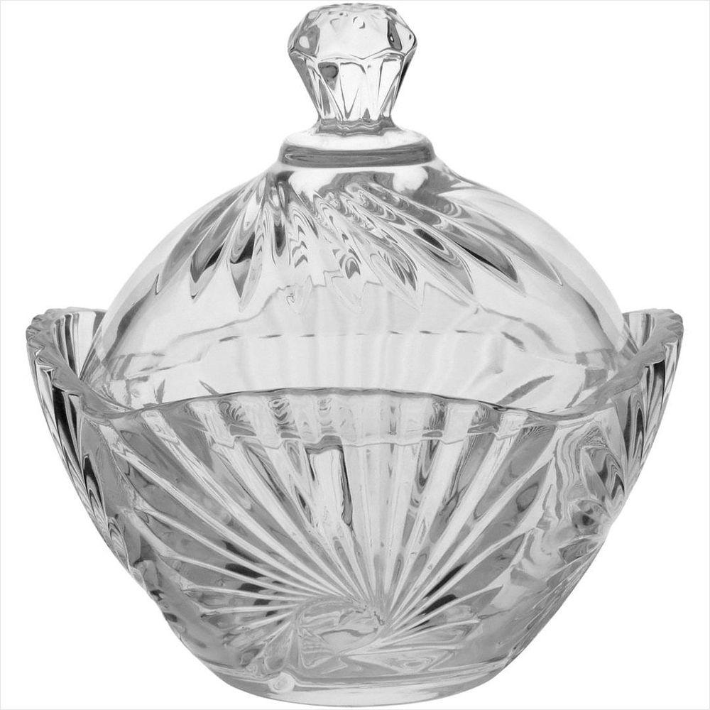 Potiche 16X15X15 cm Cristal Eco Transparente Okko - GS - 1