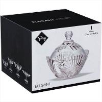 Potiche 16X15X15 cm Cristal Eco Transparente Okko - GS - 2