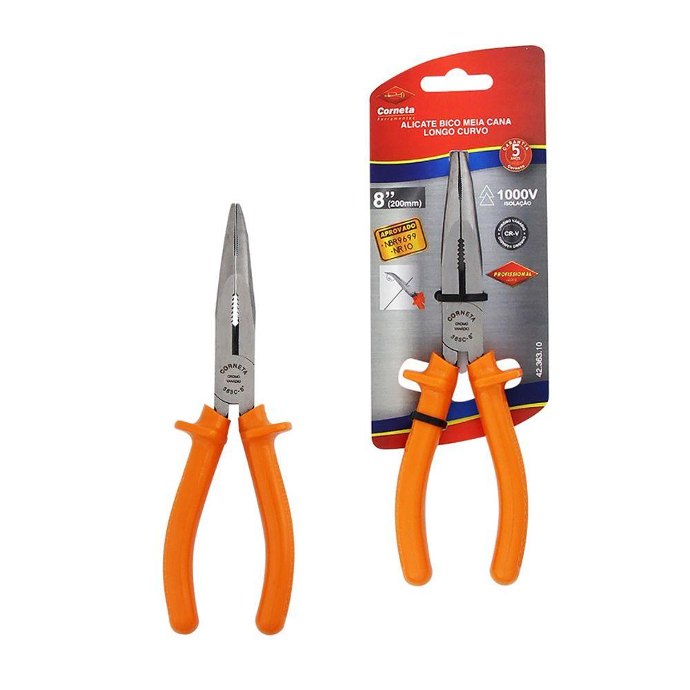 Alicate Meia Cana Curvo 8 Corneta - 1