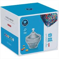 Potiche 11x13x13 cm Vidro Transparente Violin - GS - 2