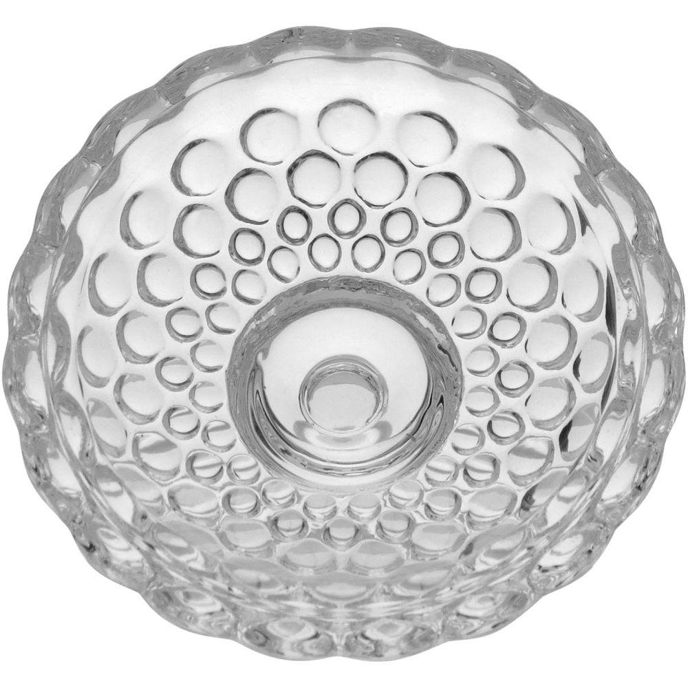 Potiche  Vidro Transparente 12x10x10Cm Gs - 3