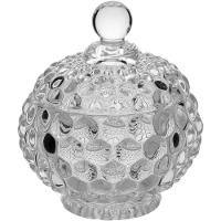 Potiche  Vidro Transparente 12x10x10Cm Gs - 1