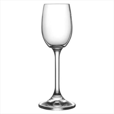 Taça Licor 15x6x6cm 65ml Cristal Transparente 6 Peças - Bohemia Lara