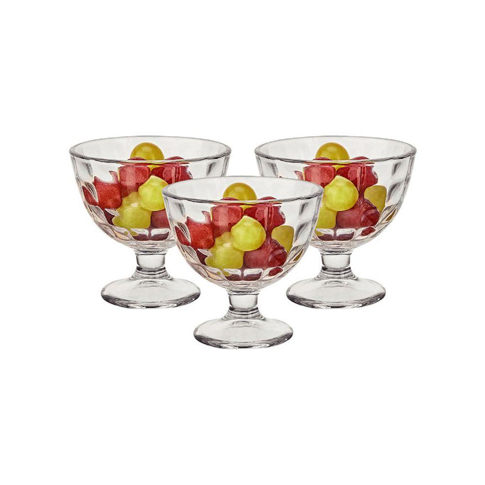 Taça com Pé Candice Dots Jogo 3 Peças Hauskraft - 2