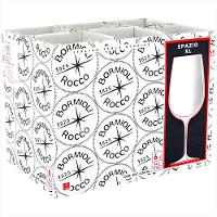 Taça Água Vidro Transparente 640ml Bormioli Rocco Spazio 23x9x9cm 6 Peças - 2