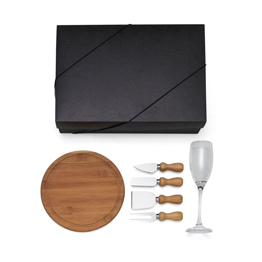 Conjunto de Taça Tábua e Utensílios - 6 Peças - 1
