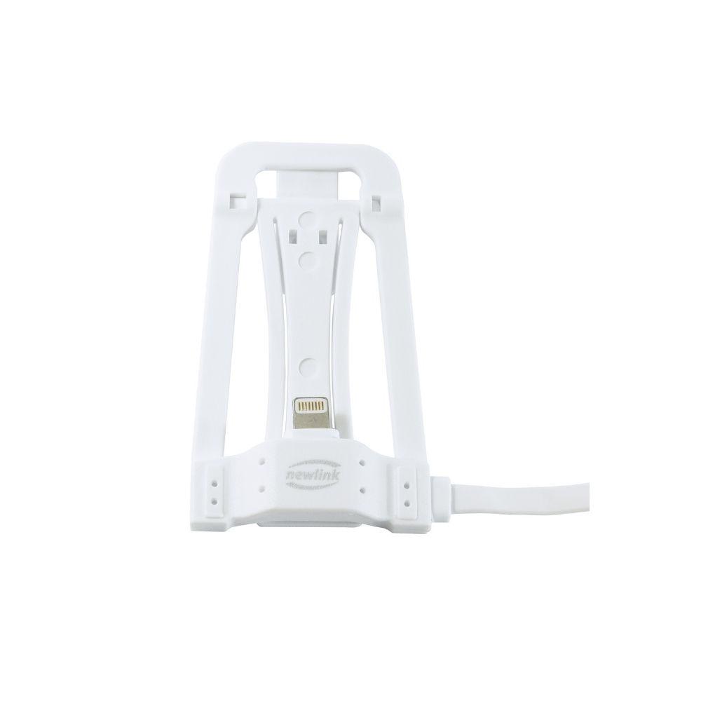 Suporte Com Carregador Lightning Newlink Ss200 Branco - 1