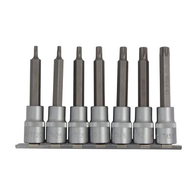 Soquete Bit Torx Longo Jogo 7 Peças Corneta