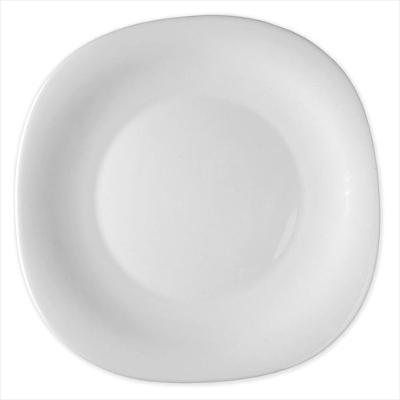 Sousplat Vidro Temperado Branco Bormioli Rocco Parma 2x31x31cm