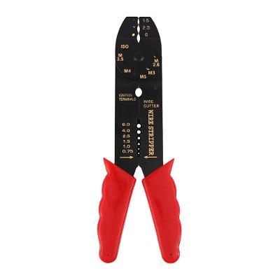 Alicate Terminal 8' 22Cm Vermelho e Preto Western