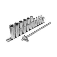 Soquete E-Torx Longo Jogo 12 Peças Corneta - 1