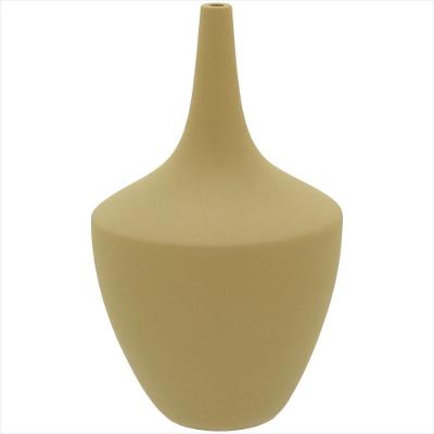 Garrafa Decorativa Cerâmica Amarelo Emma - NH