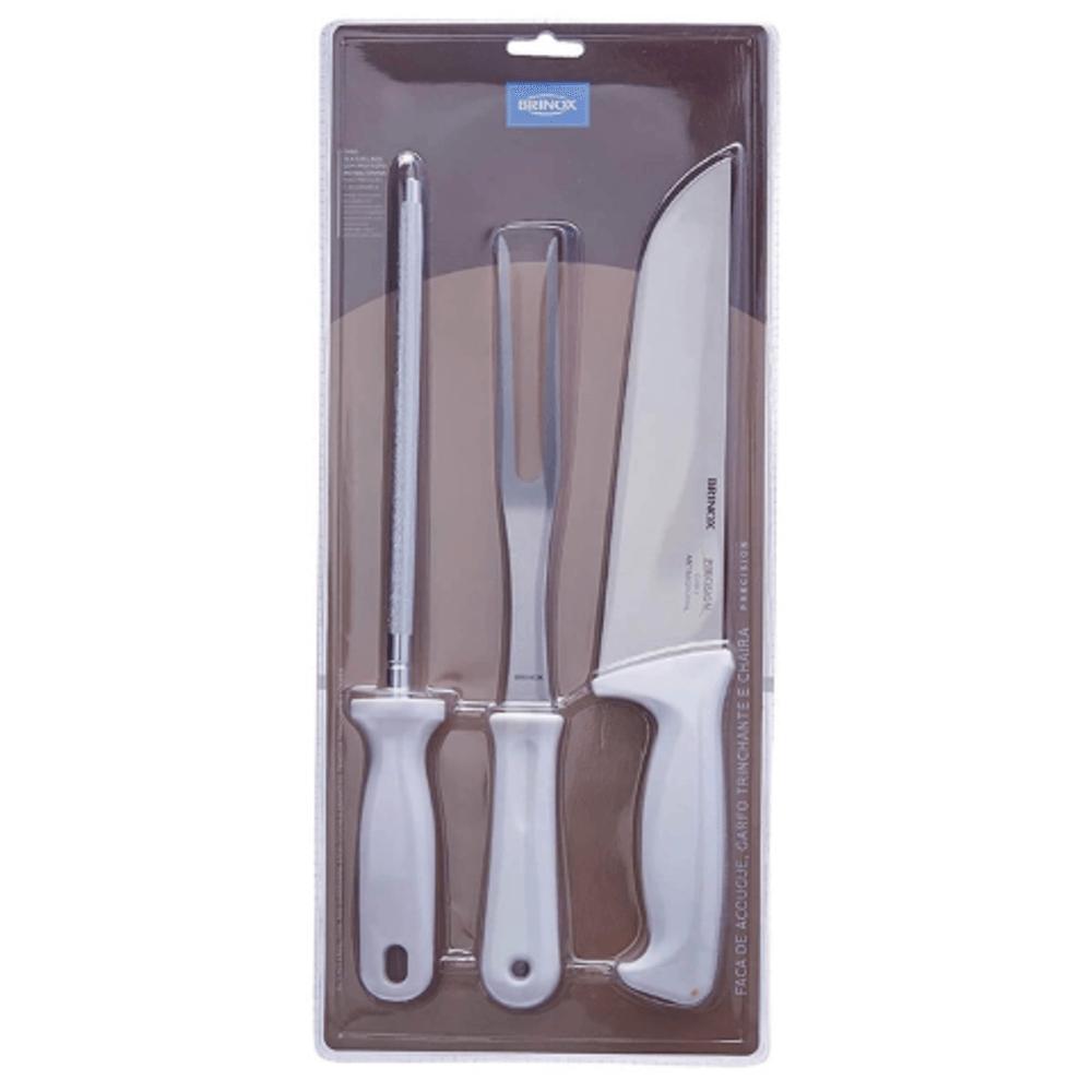 Conjunto para Churrasco 3 Peças Precision Brinox - 1