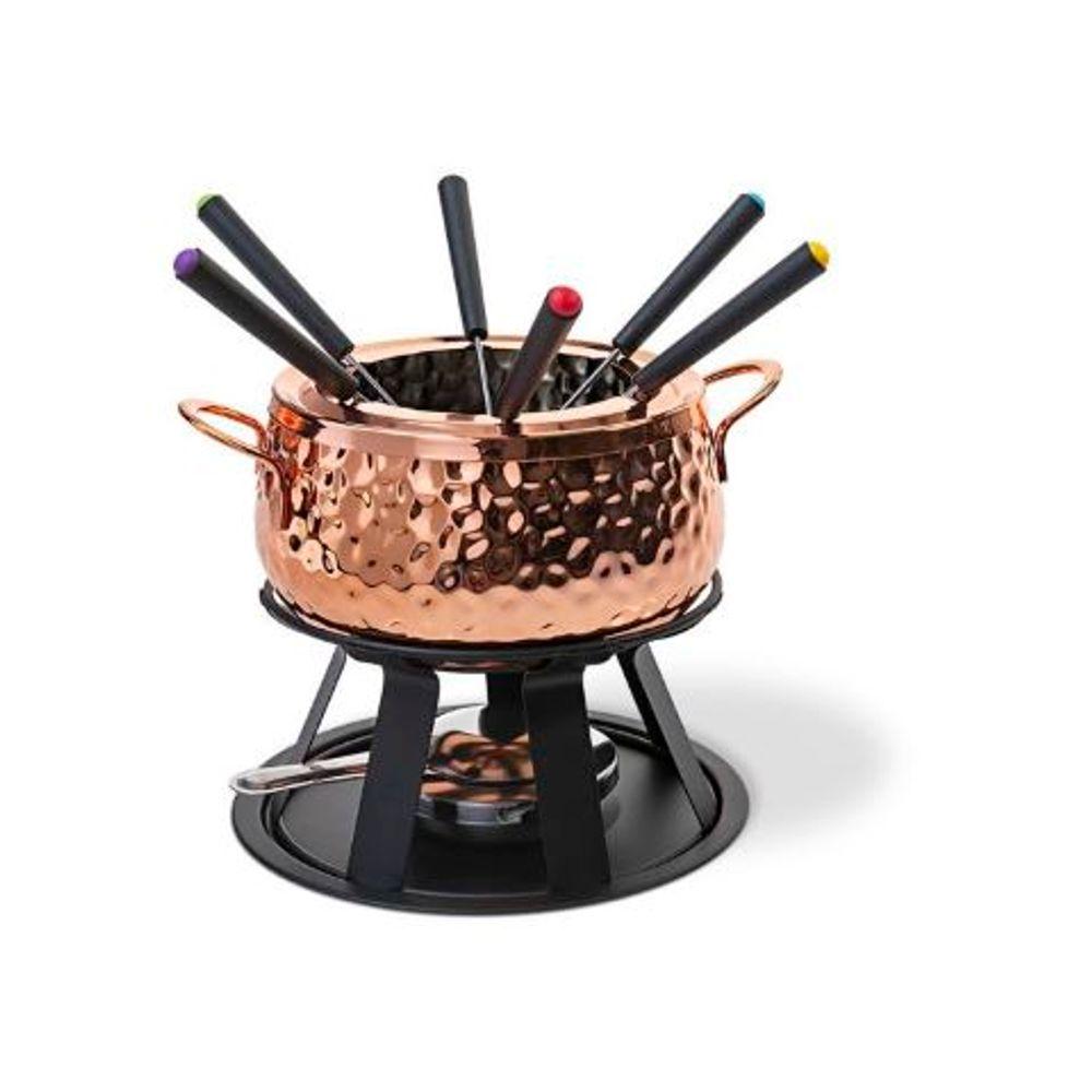 Conjunto para Fondue 11 Peças Cobre Brinox - 1
