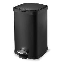 Lixeira com Pedal E Balde Frame 12L Preto  Brinox - 1