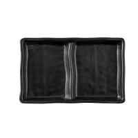 Molheira Dupla Osaka 13x8,2x2,6cm Preto  Haus Concept - 2