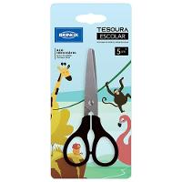 Tesoura Escolar 5 1/4 13,5cm Brinox - 2