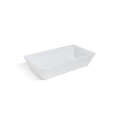Travessa Retangular Gastrodeep Branco 26,5x16,2x7 Haus Concept