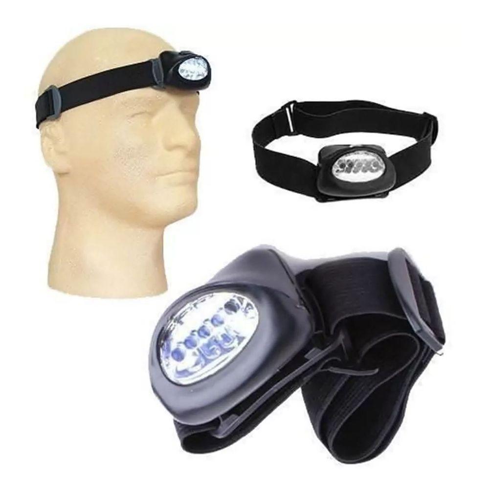 Lanterna para Cabeça 5 Leds Preto Western - 3