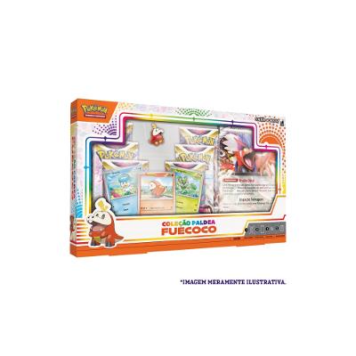 Box Pokemon Colecao Paldea Fuecoco Copag